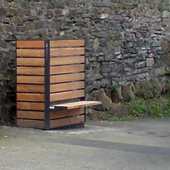 Kaschierung mit Sitzfl&auml;che