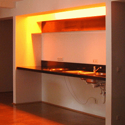 K&uuml;che aus Schwarzstahl