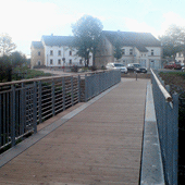 Kreuztal Fußgaenger- und Radfahrbruecke AFP