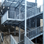 Nottreppe Kreissporthalle Siegen