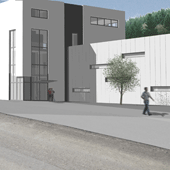 Siegen Gewerbehalle mit Bürokomplex