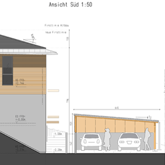 ansicht nord   eingang